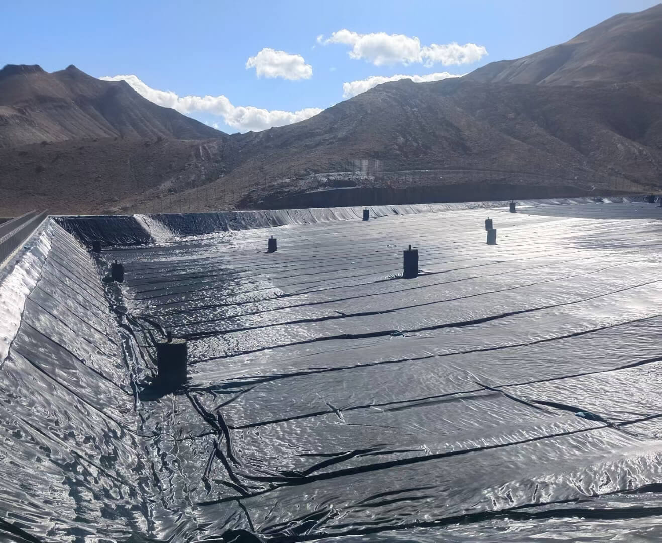 Gansu Sewage Treatment Pond