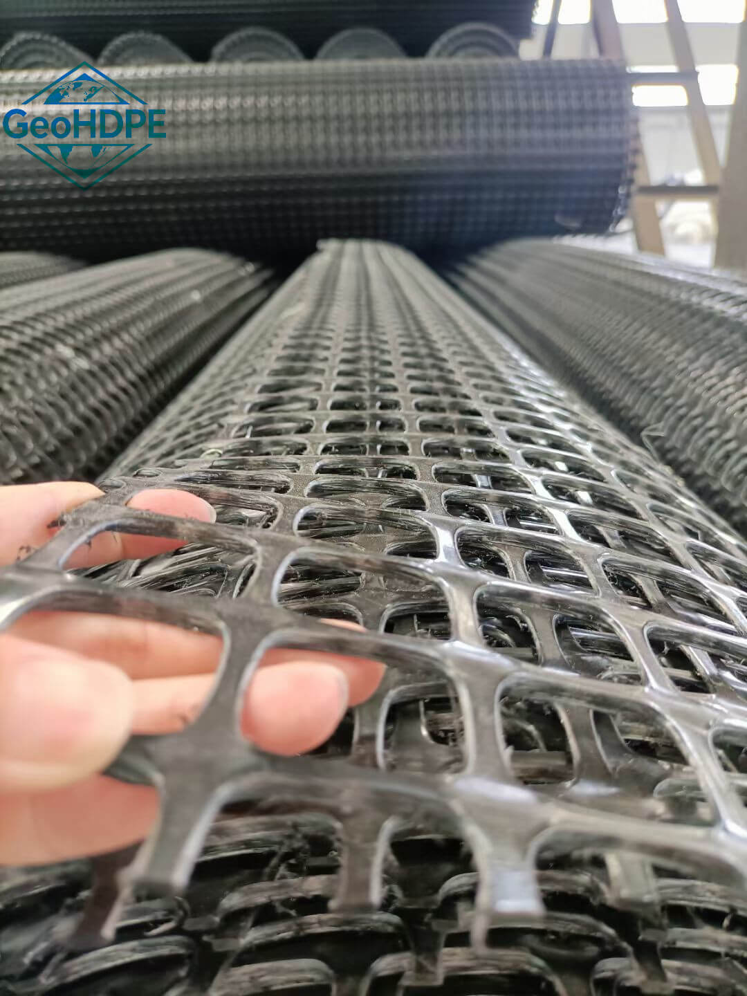Steel Plastic Geogrid
